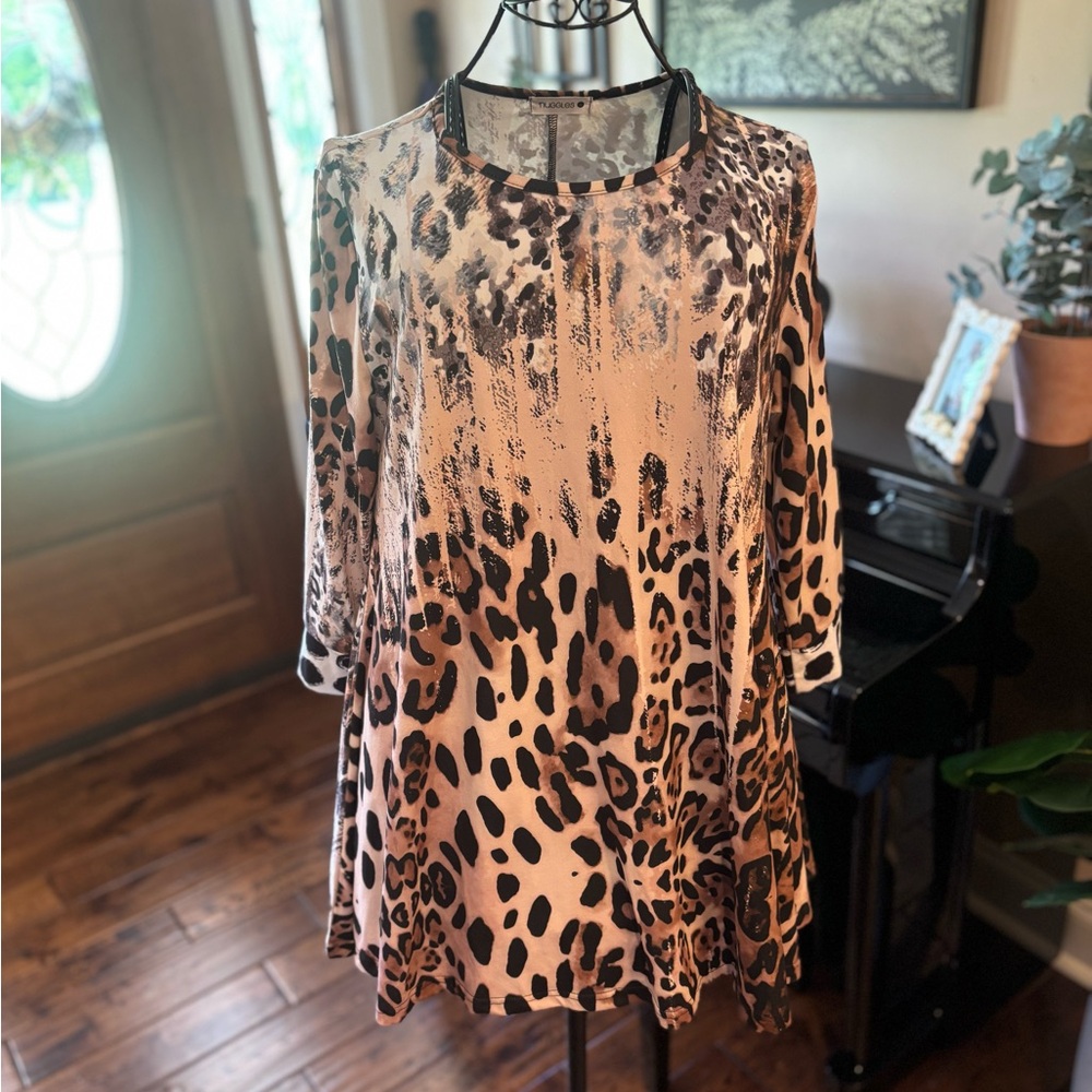 Leopard Print Women's Top